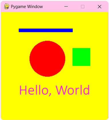 Module 1 - Pygame Window